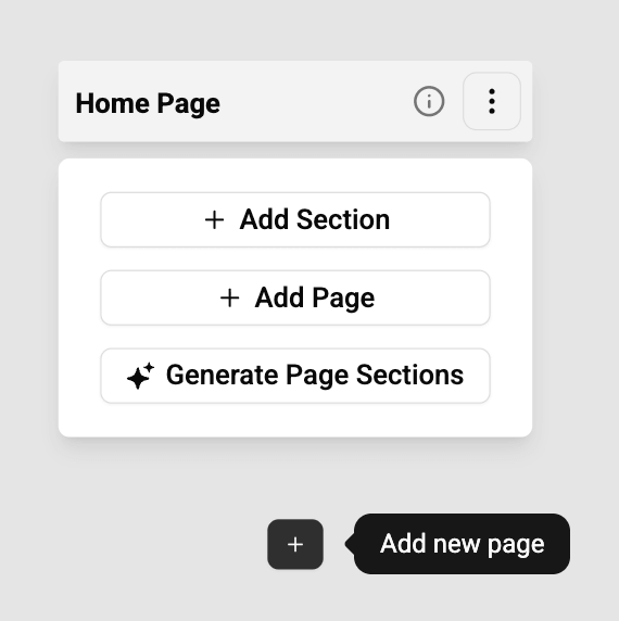 add page manually sitemap