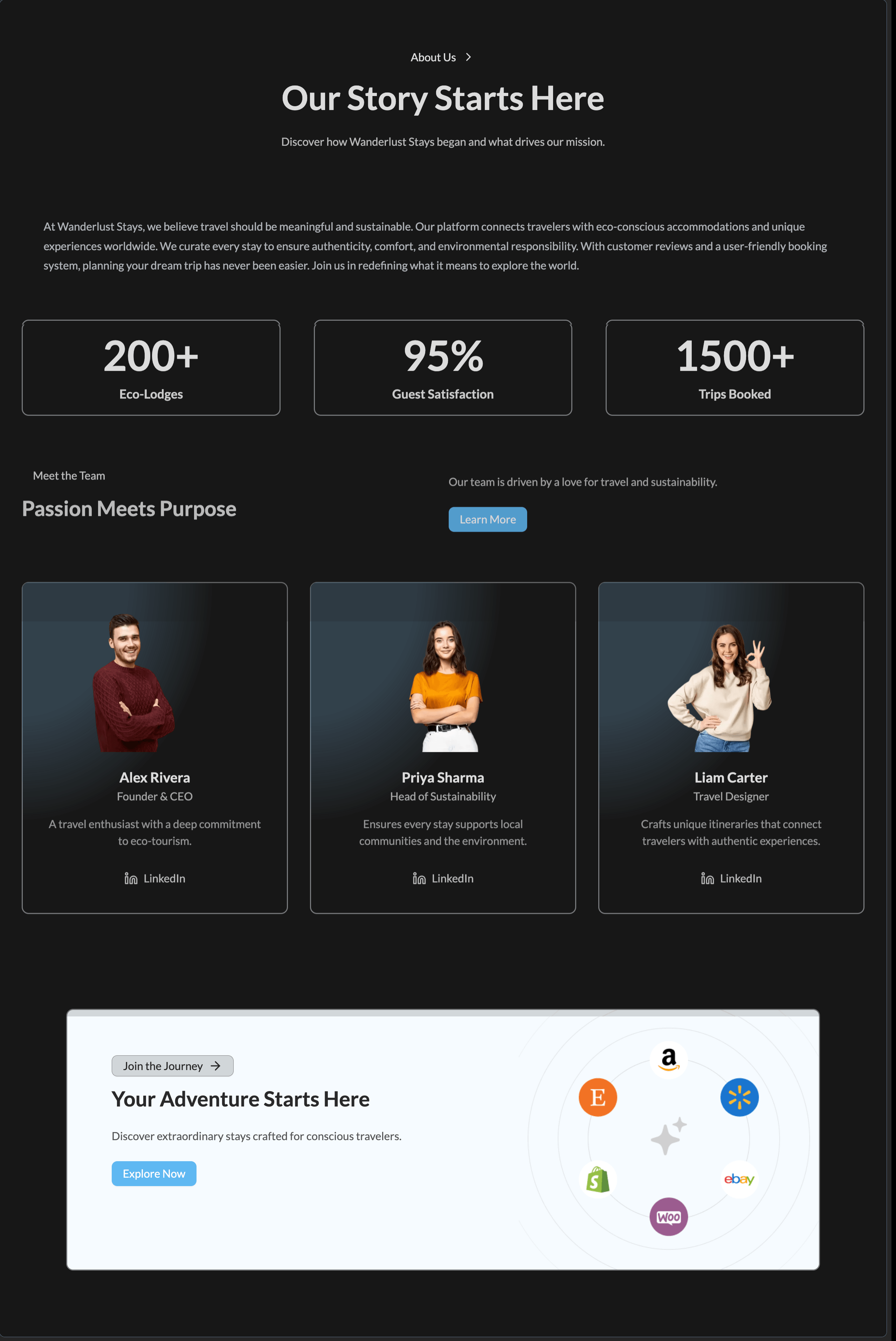 About Us Pages