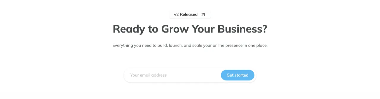 Centered Newsletter CTA