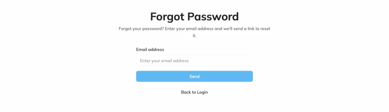 Forgot Password