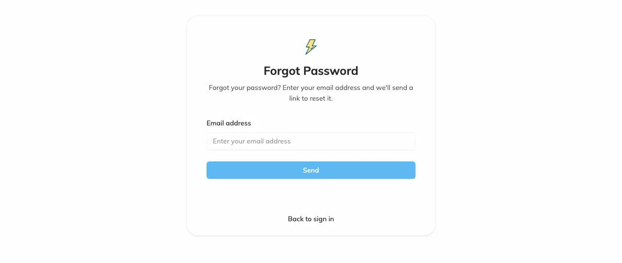 Forgot Password With Logo
