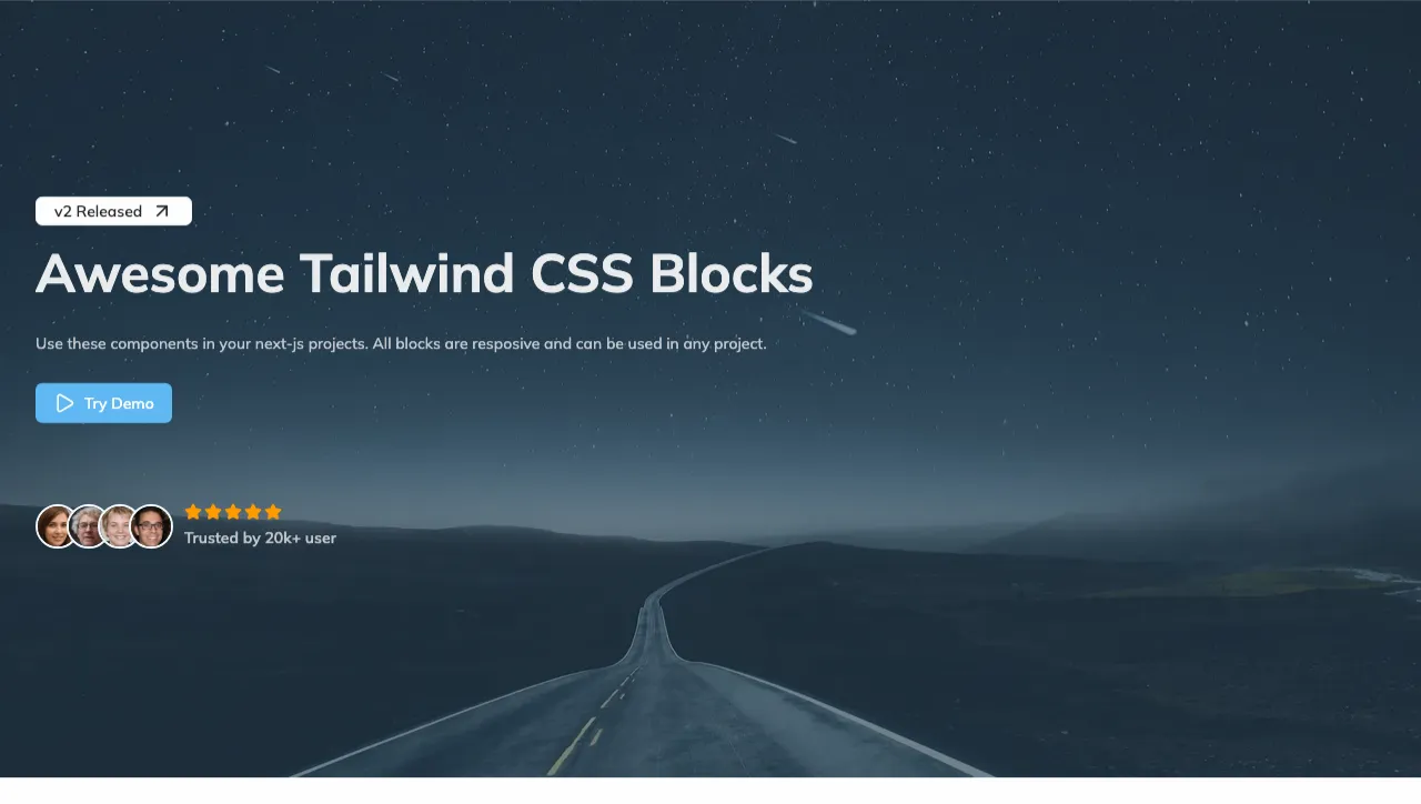 Fullscreen Background Banner Hero