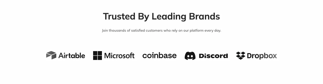 Grayscale Brand Grid Logos