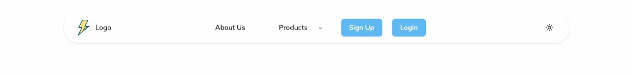 Simple Menu Navbar