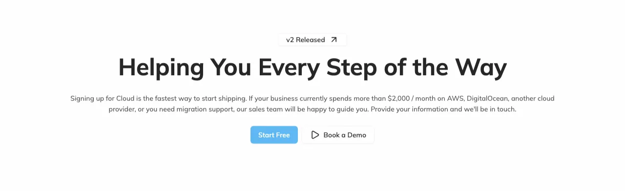 Centered Page Header