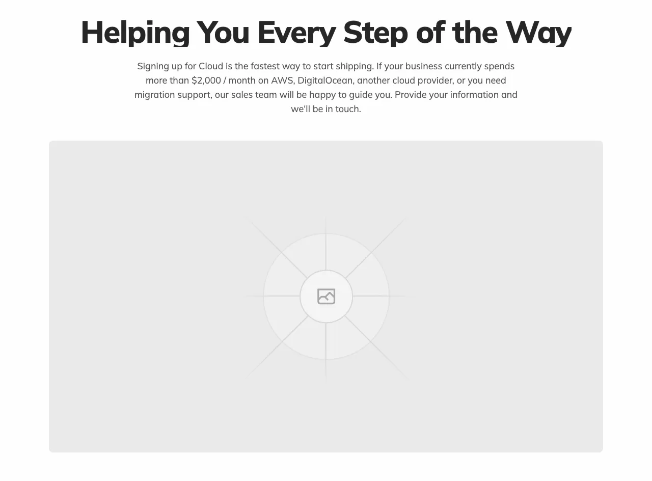Centered Image Page Header