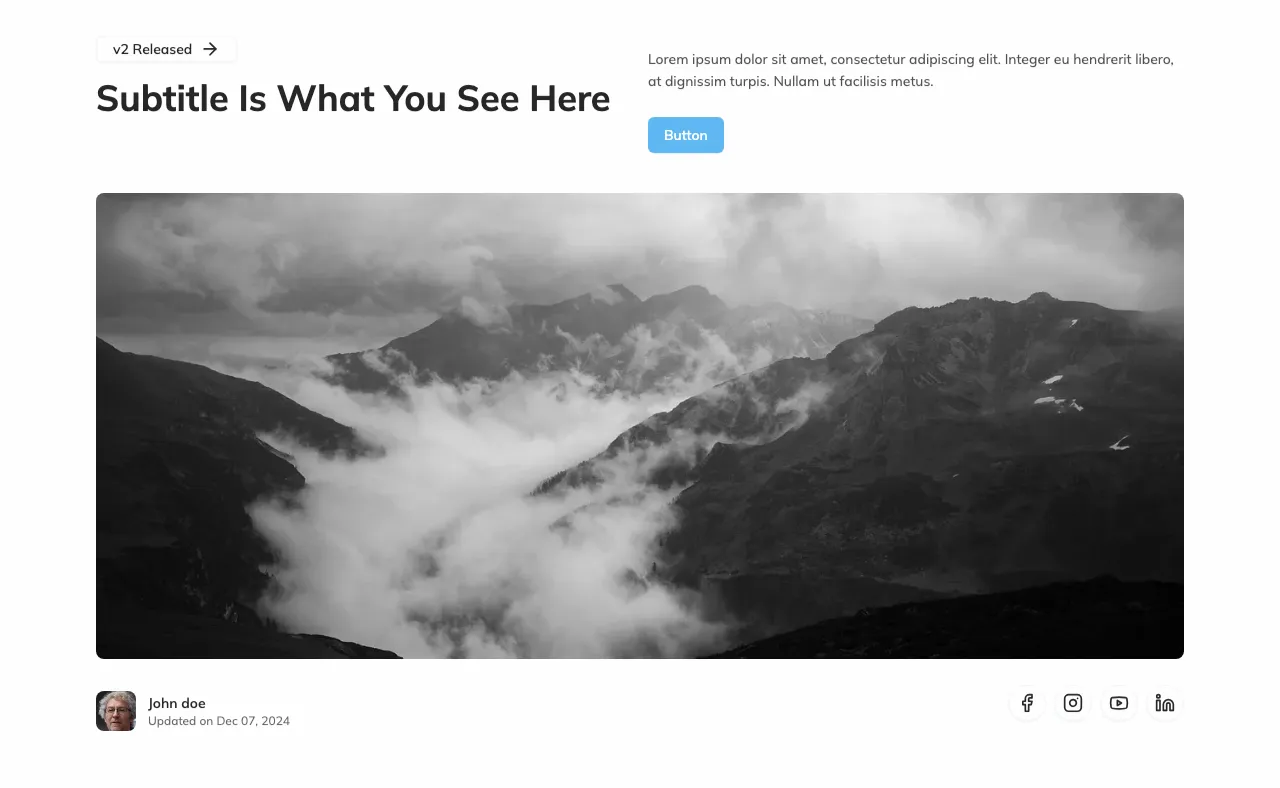 Page Headers