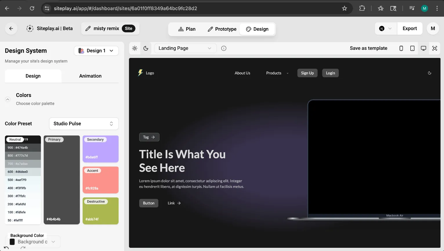 Siteplay.ai screenshot 1